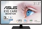 ASUS Moniteur de Confort Oculaire 22 po 1080P (VP227HF) - (21,45 po visible), Full HD, 99% sRGB, Sans Cadre, 100Hz, Adaptive-Sync, 1ms, HDMI, Faible Lumière Bleue, Sans Clignotement, Montable au Mur VESA, Garantie de 3 ans