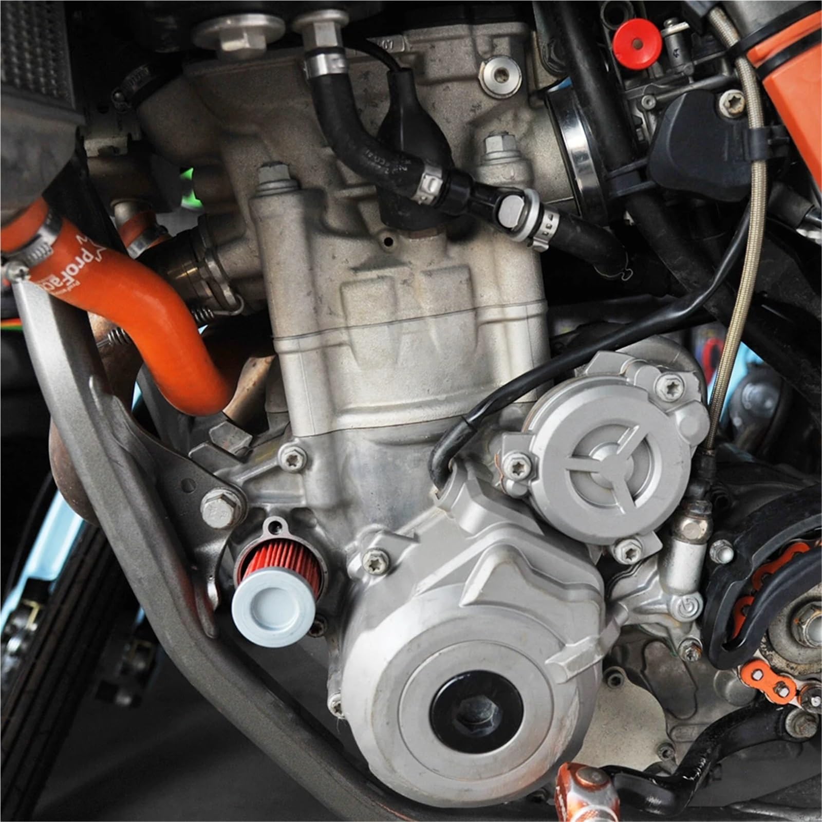 filtr oleju do motocykli Pasuje do KTM pasuje do HUSQVARNA 77338005100 SXF EXCF XCF XCFW FC FE FS FX 250 350 450 501 filtr oleju motocyklowego(6pcs)