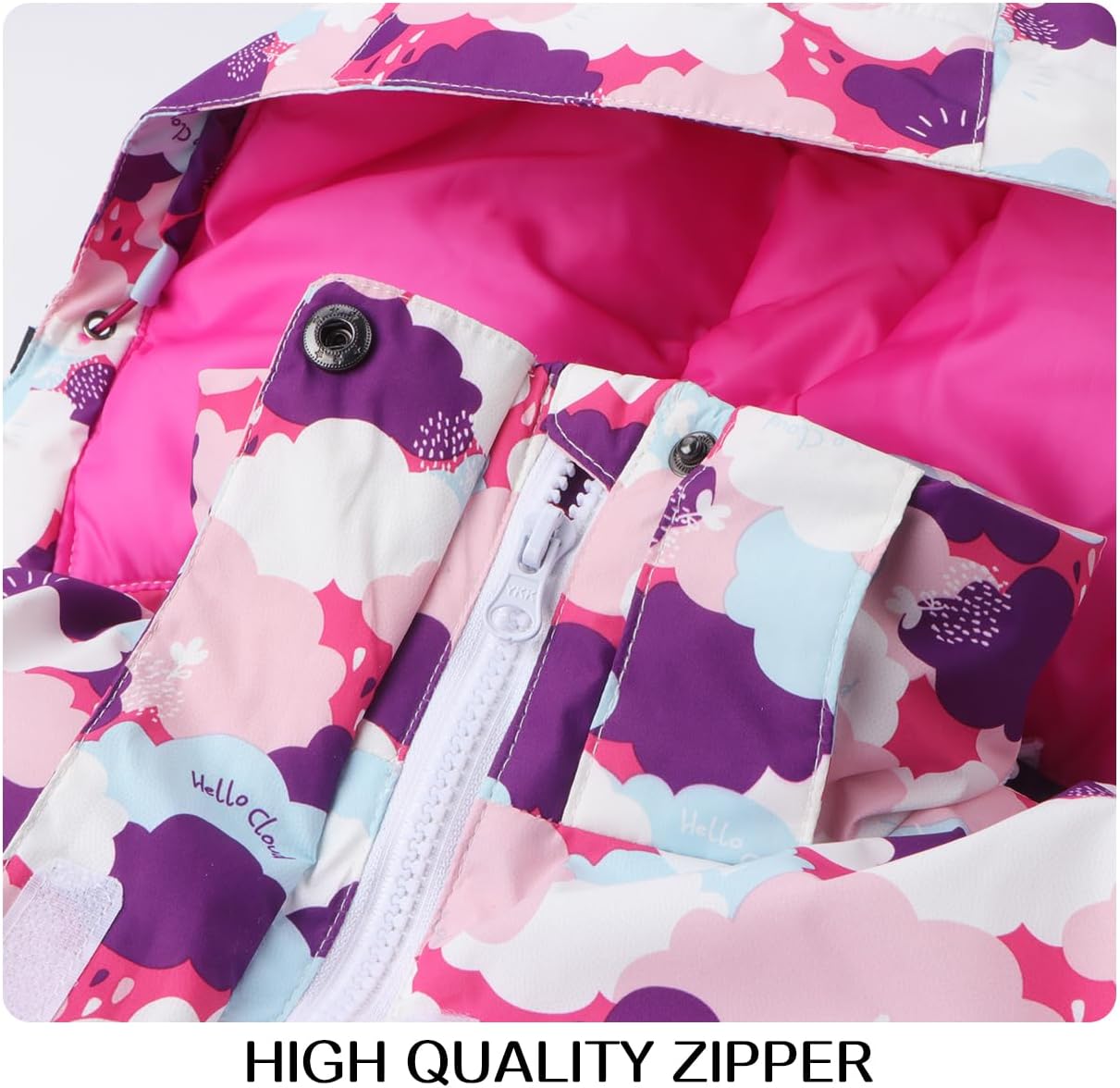 kids snowsuit ski suit pants jacket waterproof snowbibs for boys girls raincoat