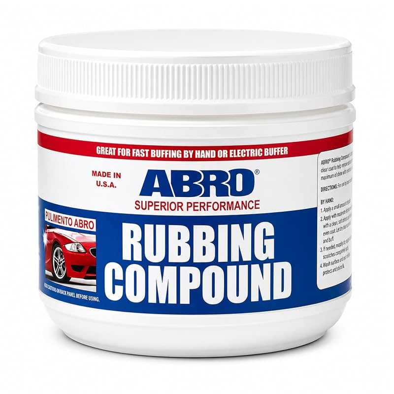 Composto para Polimento Automotivo ABRO Rubbing Compound para Oxidação e Correção de Pintura, RC-947, 896 g
