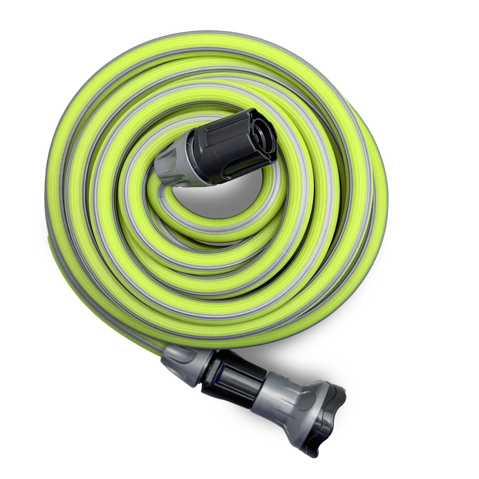 Idroeasy, Tubo Estensibile da Giardino 25 Metri Kit 1/2" con Doccetta, Raccordi e Borsetta, Canna Acqua Estensibile 3x Leggera Anti-Nodo, Tubo Atossico per Terrazzi e Balconi (Lime) Made in Italy