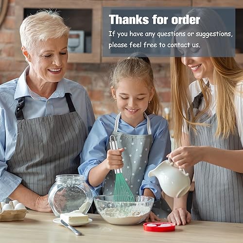 Miniatura 6 de Batidor de silicona verde azulado, batidor profesional de silicona para cocinar sin arañazos, acero inoxidable y silicona Wisk, herramienta