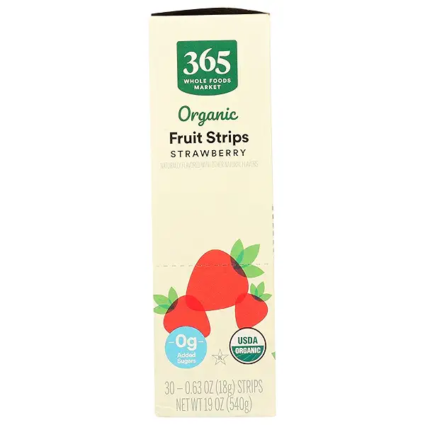 365 by Whole Foods Market Organic Strawberry Fruit Strips, .63 OZ 11