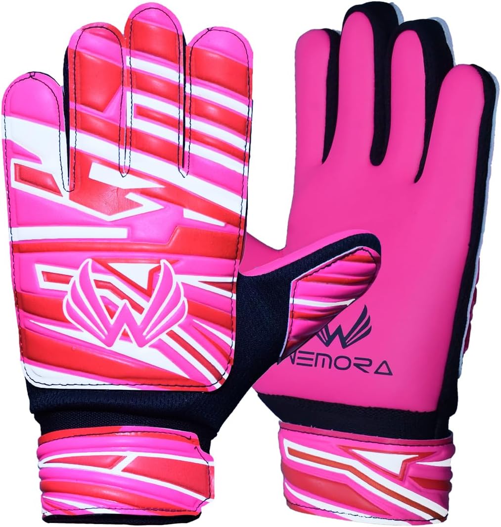 Soccer Goalie Gloves for Kids Youth Junior Boys 4mm Anti Slip Strong Grips Palm Football Goalkeeper Gloves