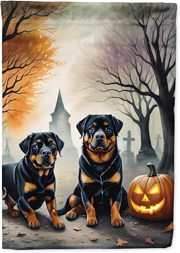 Miniatura 101 de Caroline's Treasures DAC2011GF - Bandera decorativa para jardín de Halloween con diseño de beagle para jardín, jardín, jardín, jardín, multicolor