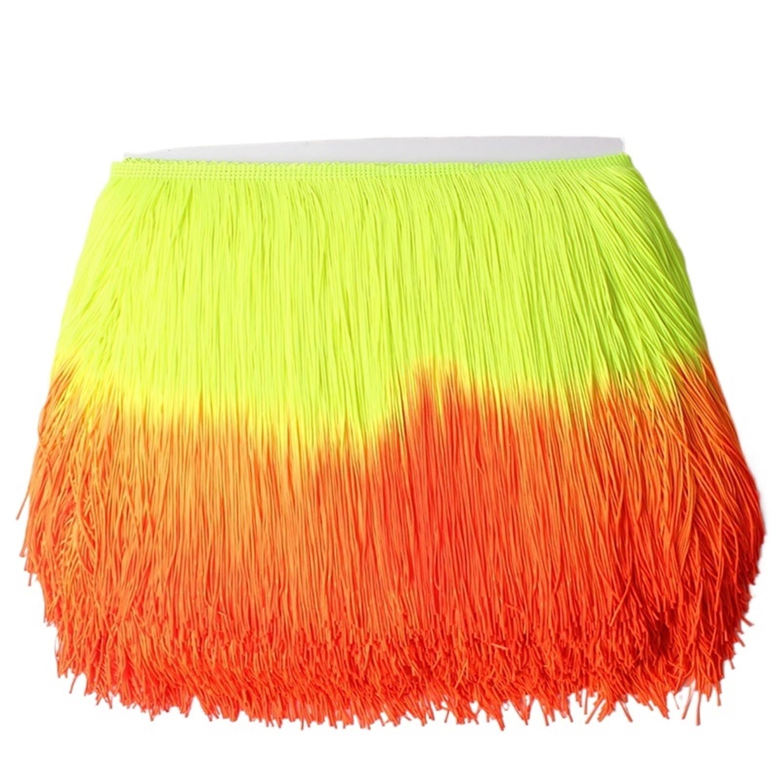 Tassel Fringe Trim 1Yard/Lot 20cm Lace Patchwork Color Trim Fringe DIY Latin Dress Stage Clothes Accessories Decorative Tassels Curtains Fabric(Color4 1Yard)