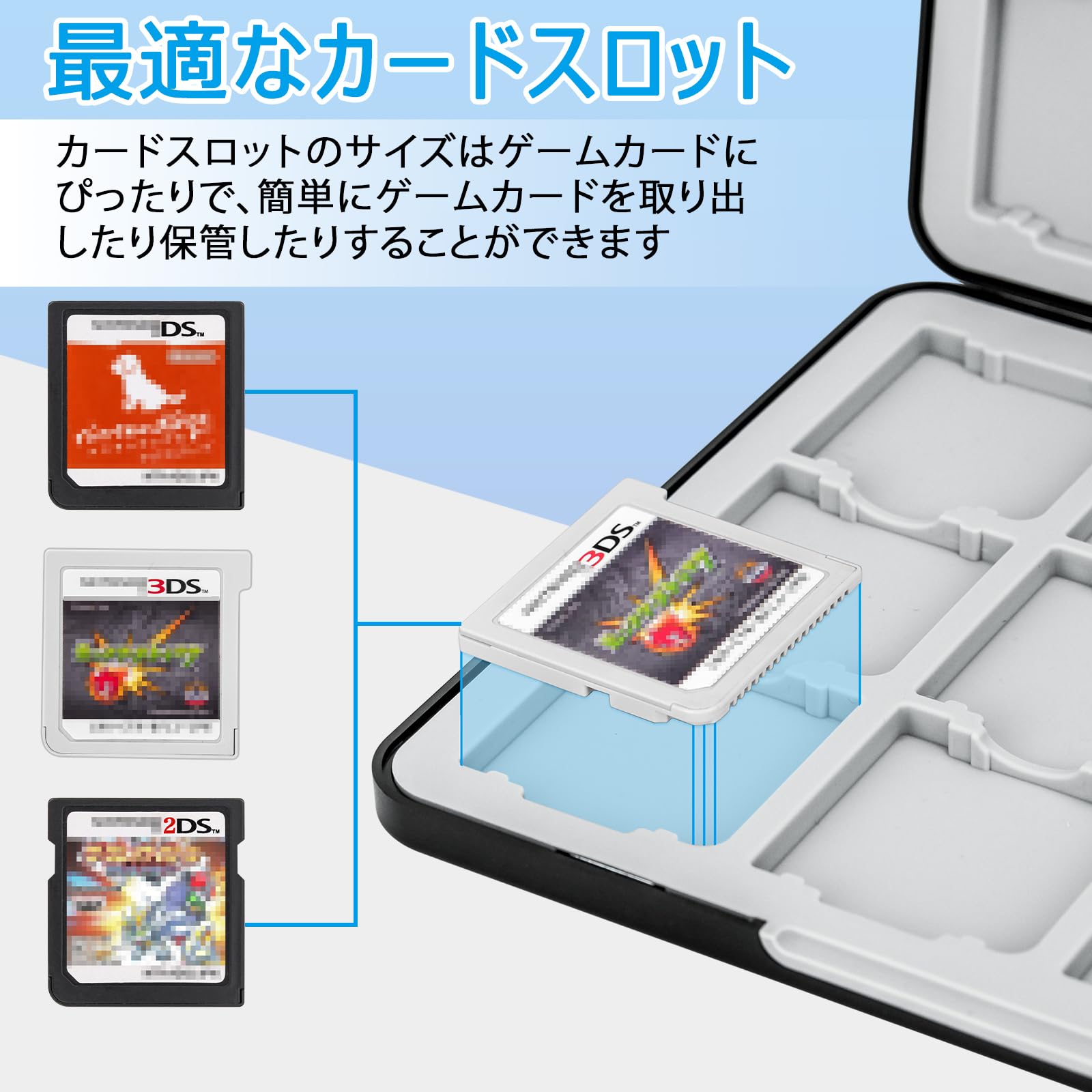 Amazon.co.jp: Homgaty 3DS ソフトケース 24枚 3DS/DS対応 3DS