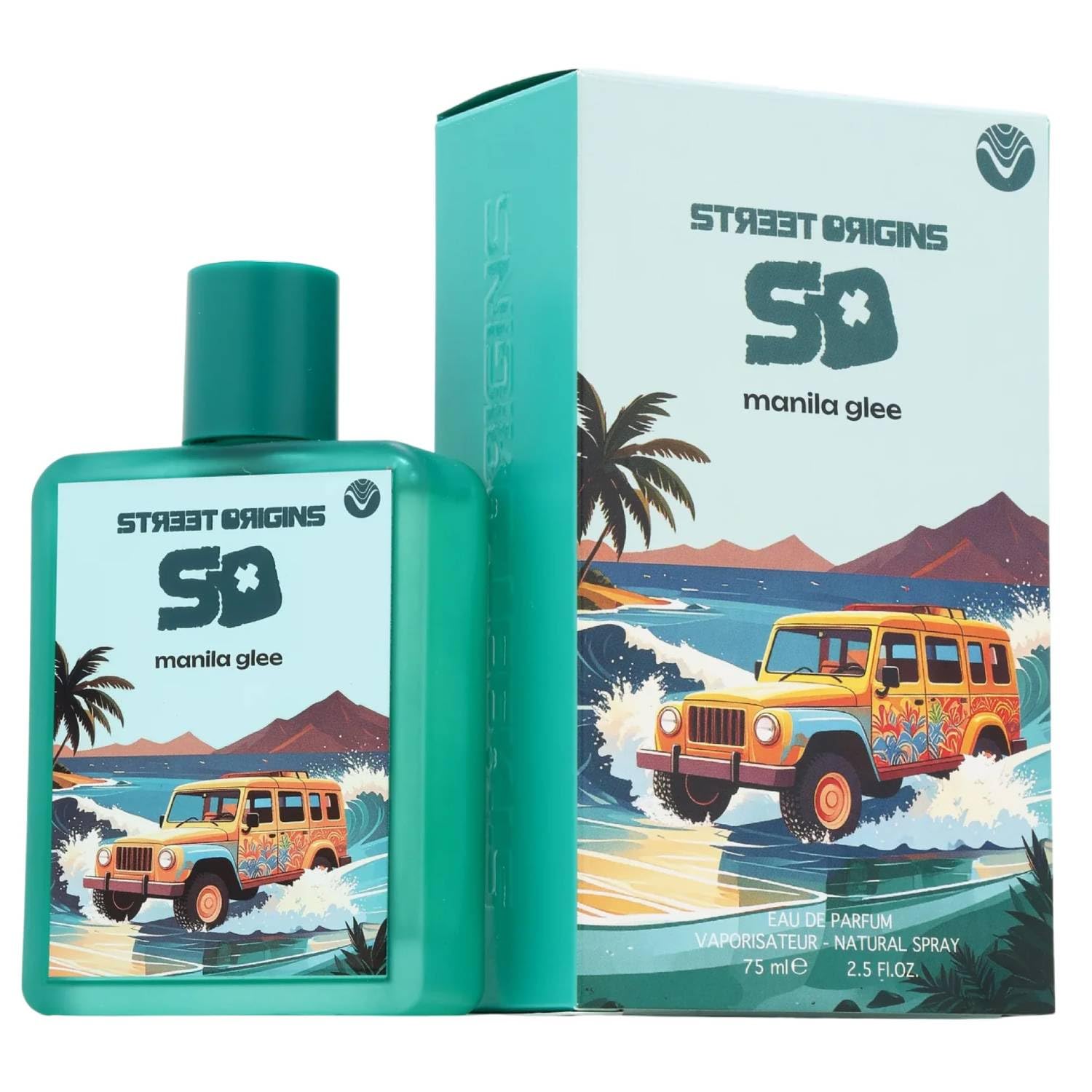 Manila Glee Eau de Parfum Profumo Unisex, Spray Naturale, Fragranza Orientale Dolce Ambrata, 75 ml