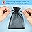 HRX Package 100pcs Black Organza Gift Bags 4 x 6 inches Wedding Christmas Favors Jewelry Pouches