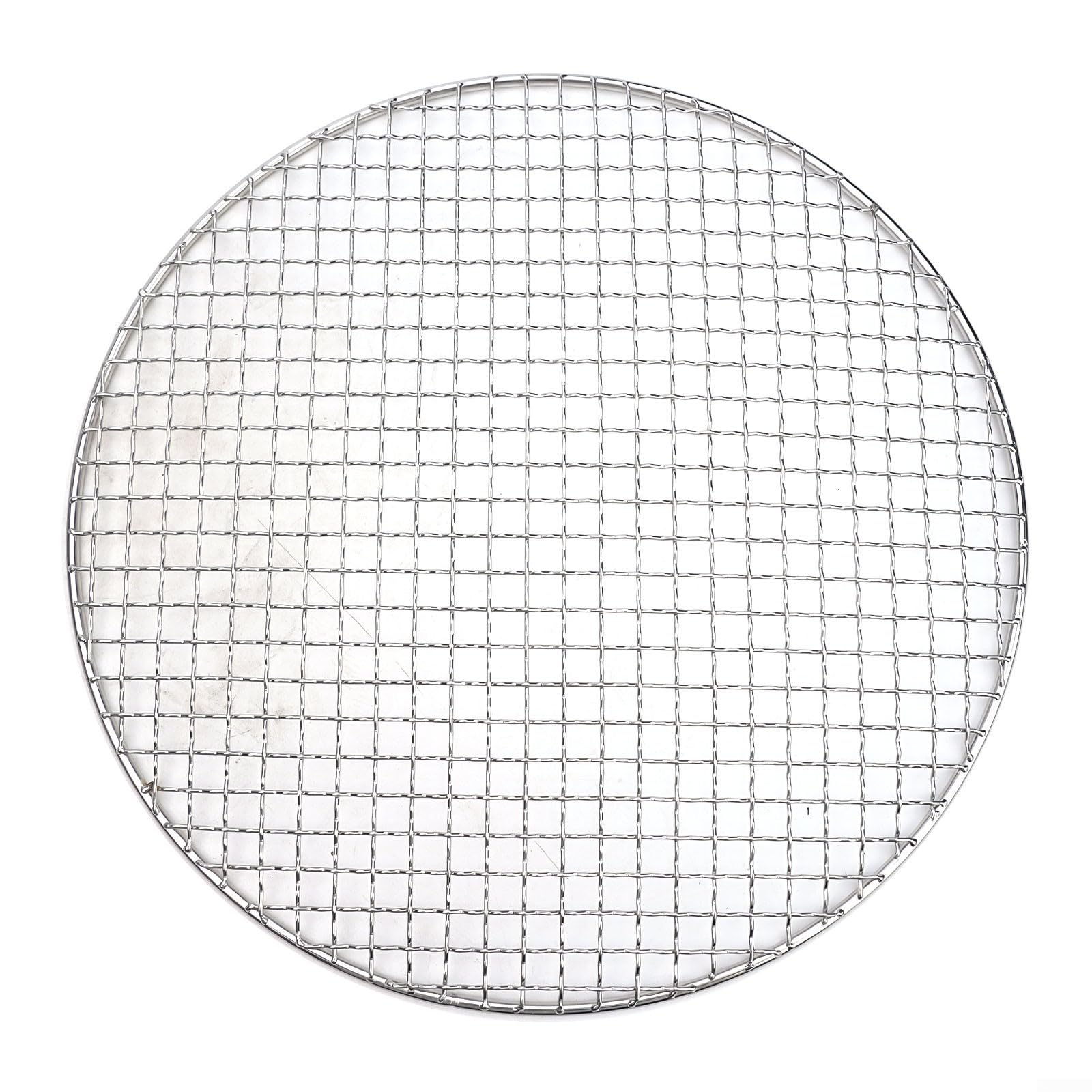 HGCOEYR BBQ Grill Mesh Net, Stainless Steel BBQ Grill Mesh Cooking Grid 15-35 cm Camping Replacement(35cm)