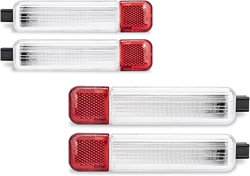 Lámpara de cortesía para puerta interior compatible con H2 Chevy Silverado Suburban Tahoe GMC Sierra Yukon Cadillac Escalade luces de advertencia