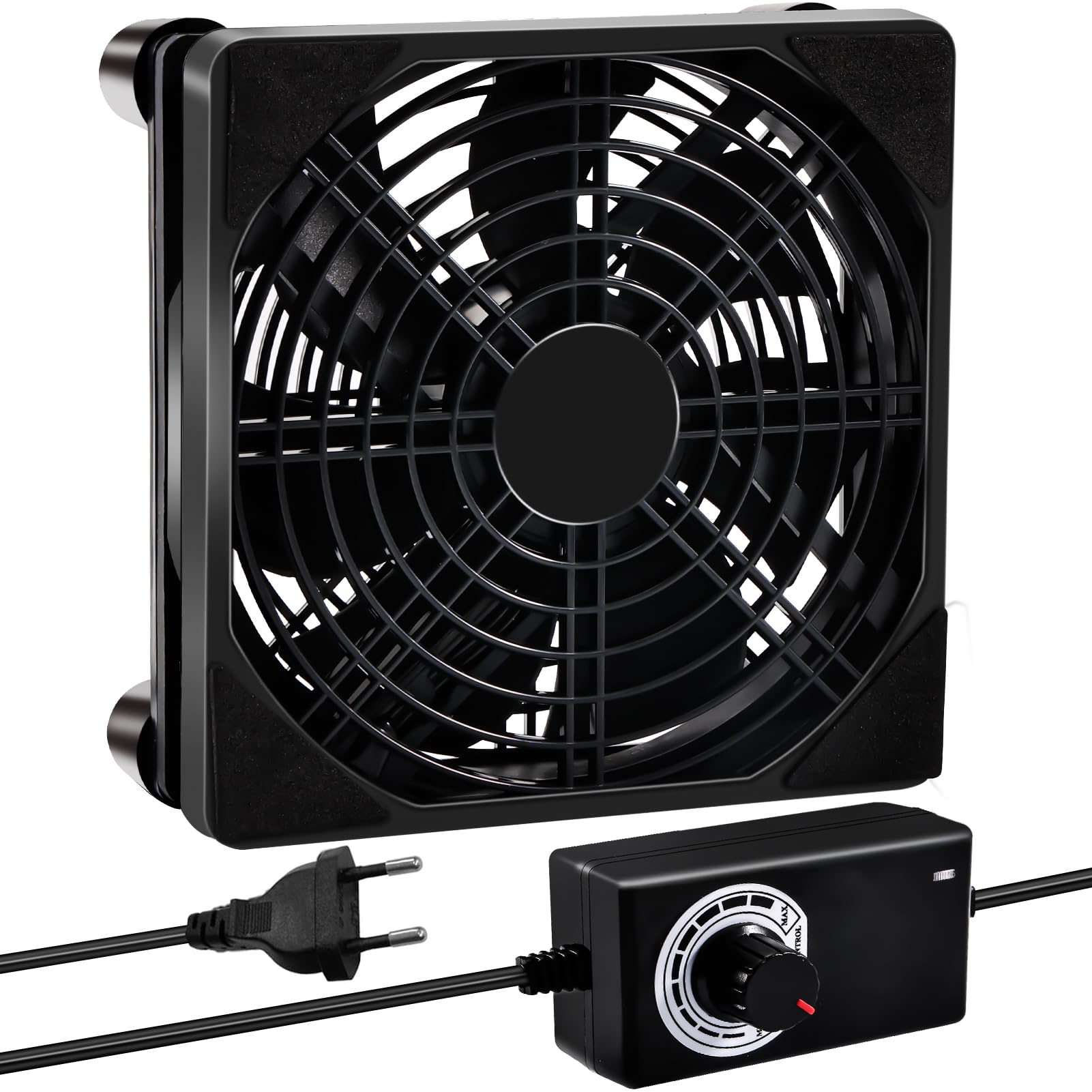 Ventola PC 120 Mm, 220V - Controllo Velocità, Metallo, Silenziosa - Per Case Computer E Server - Foto 6