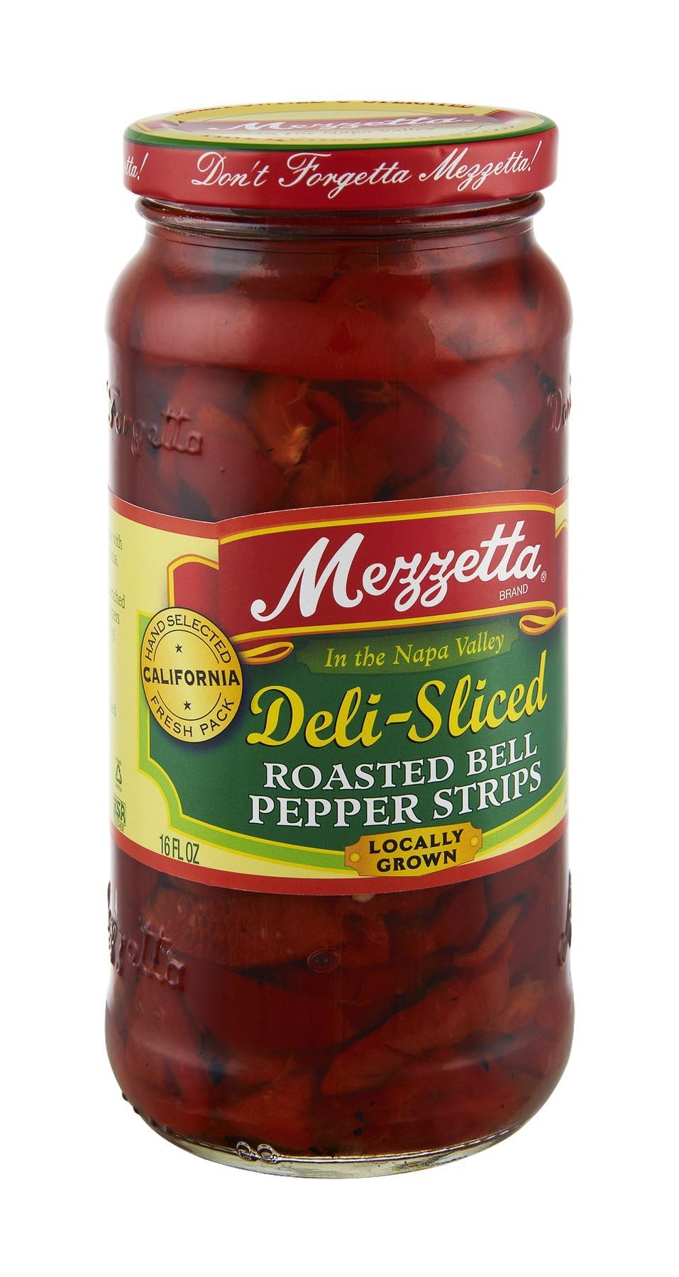 G L Mezzetta Peppers, Rst, Swt, Slcd, Deli, 16-Ounce (Pack of 6)