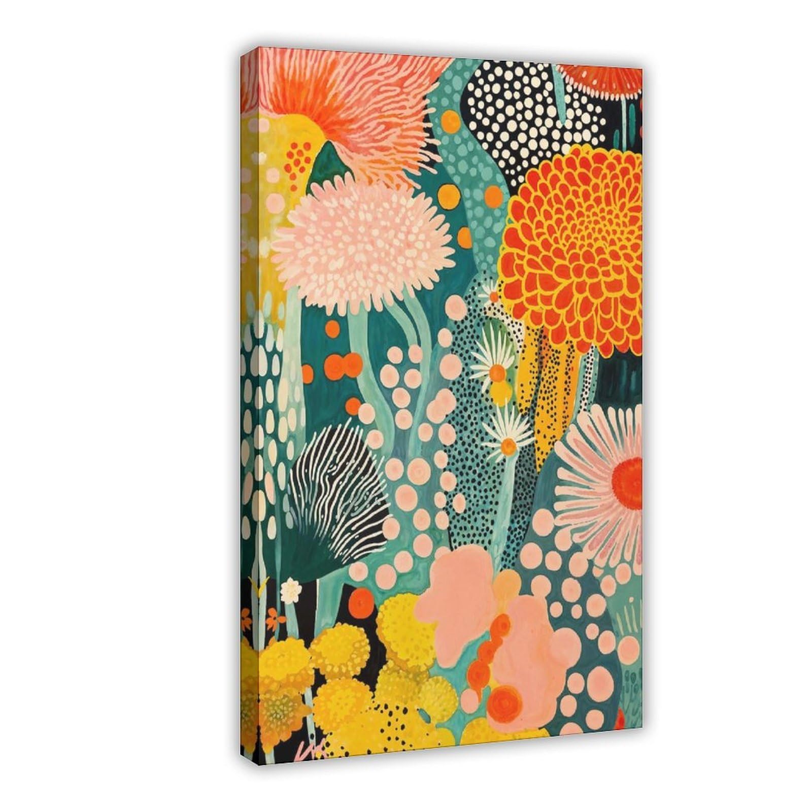 Bareronor Abstract Botanical Poster (6) Canvas Poster Bedroom Decor Landscape Office Room Decor Gift 12" L X 18" W