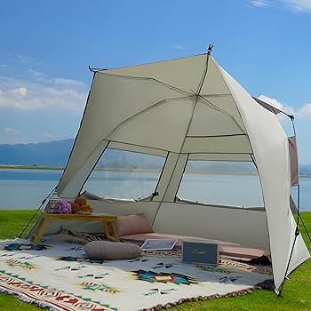 Amazon.co.jp: [COVANK]全自動ビーチテント 3秒瞬時展開×耐風