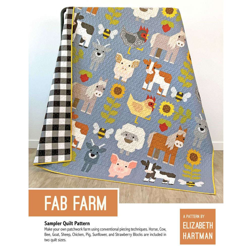 Elizabeth Hartman Fab Farm Sampler Quilt Pattern