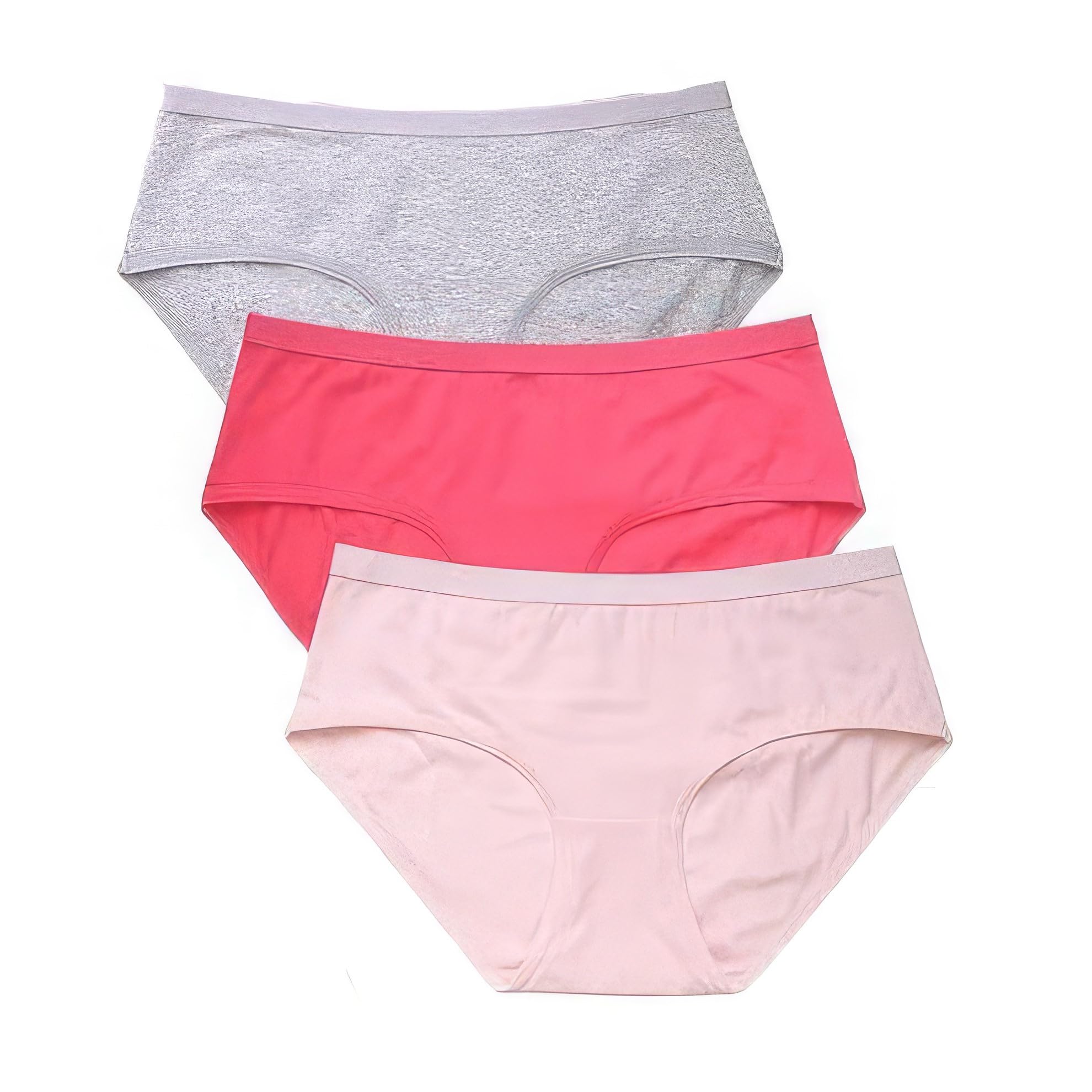Women's Comfortable Combed Cotton Panties - Multicolor Pack of 3-image-28