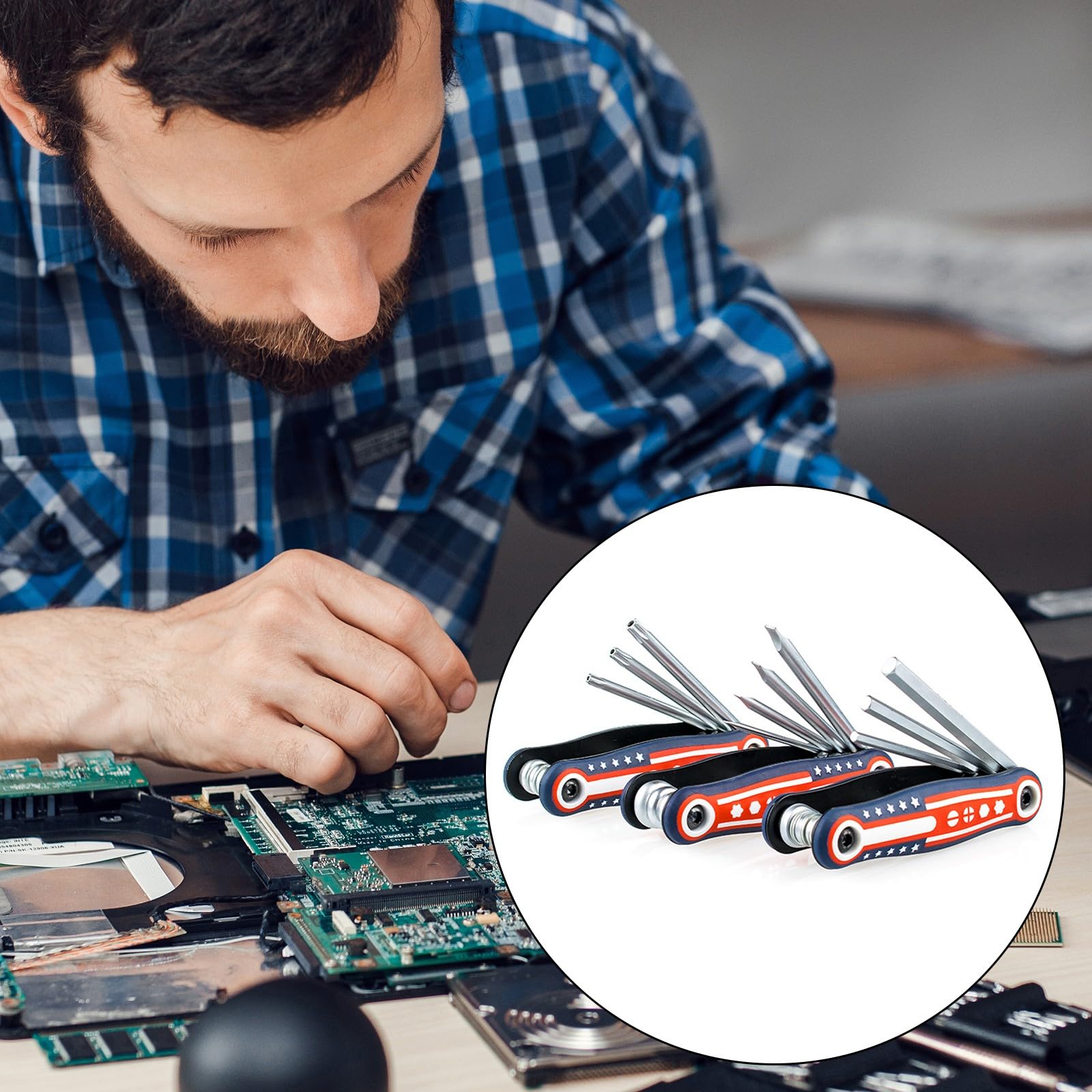 Mountain Bike Repair Tool Kits Bicycles Multitool Folding Screwdriver For Travel And Emergencies Use