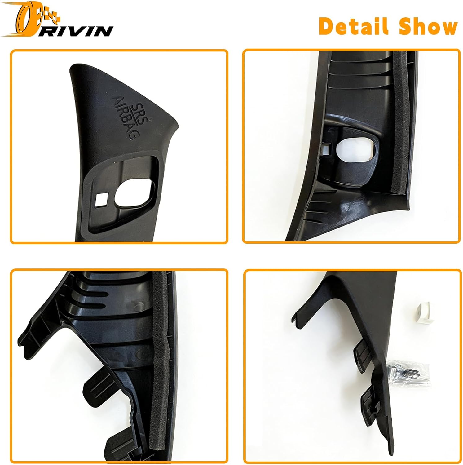 Driver Side A Pillar Grab Handle Compatible with Toyota Tacoma 3rd Gen 2016-2023