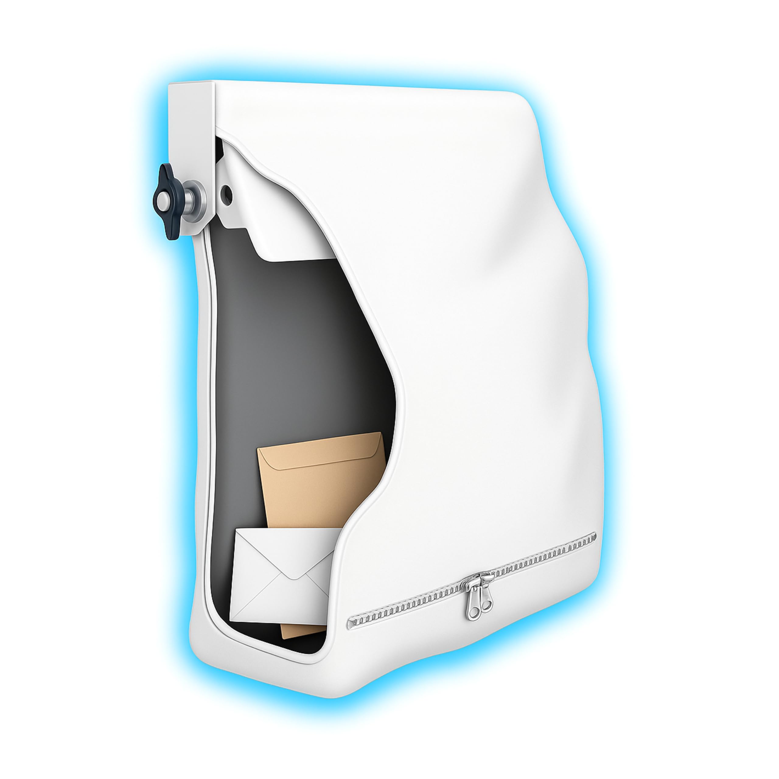 Fire Proof Retardant Letterbox Bag. Dog Proof Mail Catcher. Internal Letter Box Cover. Extra Security