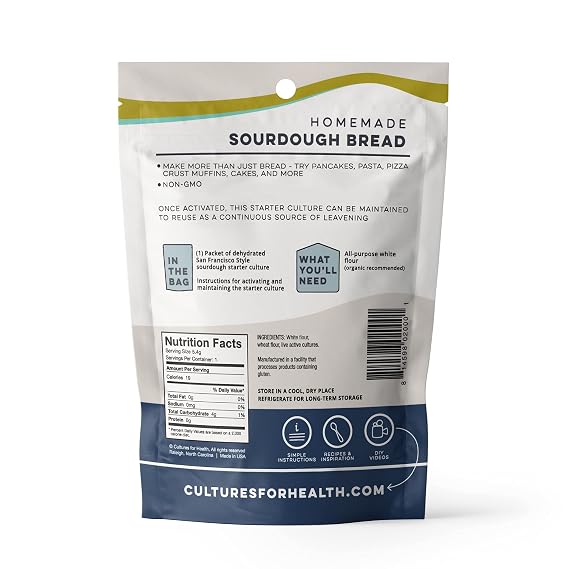 Cultures for Health Bread Lame + San Francisco Sourdough Starter Culture Bundle | Essential Baking Supplies for Homemade Bread | DIY Breadmaking