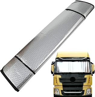 Sun Protection Car Windscreen 220 x 80 cm for Truck, Windscreen Cover, Windscreen S…