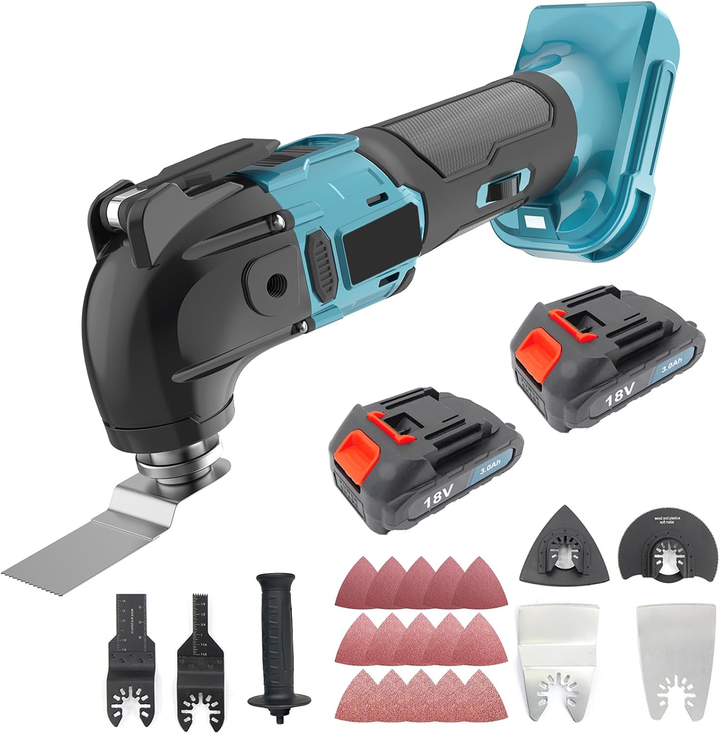 Cordless Oscillating Multi Tool Compatible with Makita 18V DTM51Z