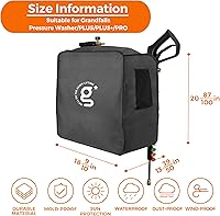 Vista 2 de Giraffe Tools Grandfalls - Funda para hidrolavadora para modelo Plus/Plus+ / Pro, resistente a los rayos UV, impermeable y antidecoloración