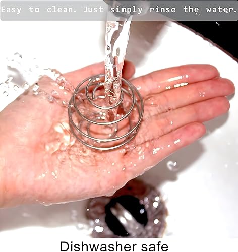 Miniatura 3 de Paquete de 3 bolas batidoras de proteínas, batidor de acero inoxidable 304