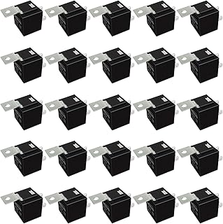 Relay 12V, 5 Pin Relay, 40/30 AMP Automotive Relay Kit, Spdt 5 Prong 25 Pack 12-Volt Auto Relay Switch, Power Trim and Tilt Relay