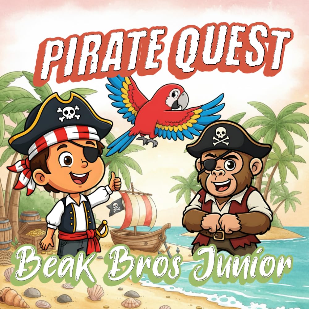 Pirate Quest: A Colorful Pirate Adventure for Little Explorers (Beak Bros Junior Adventures)