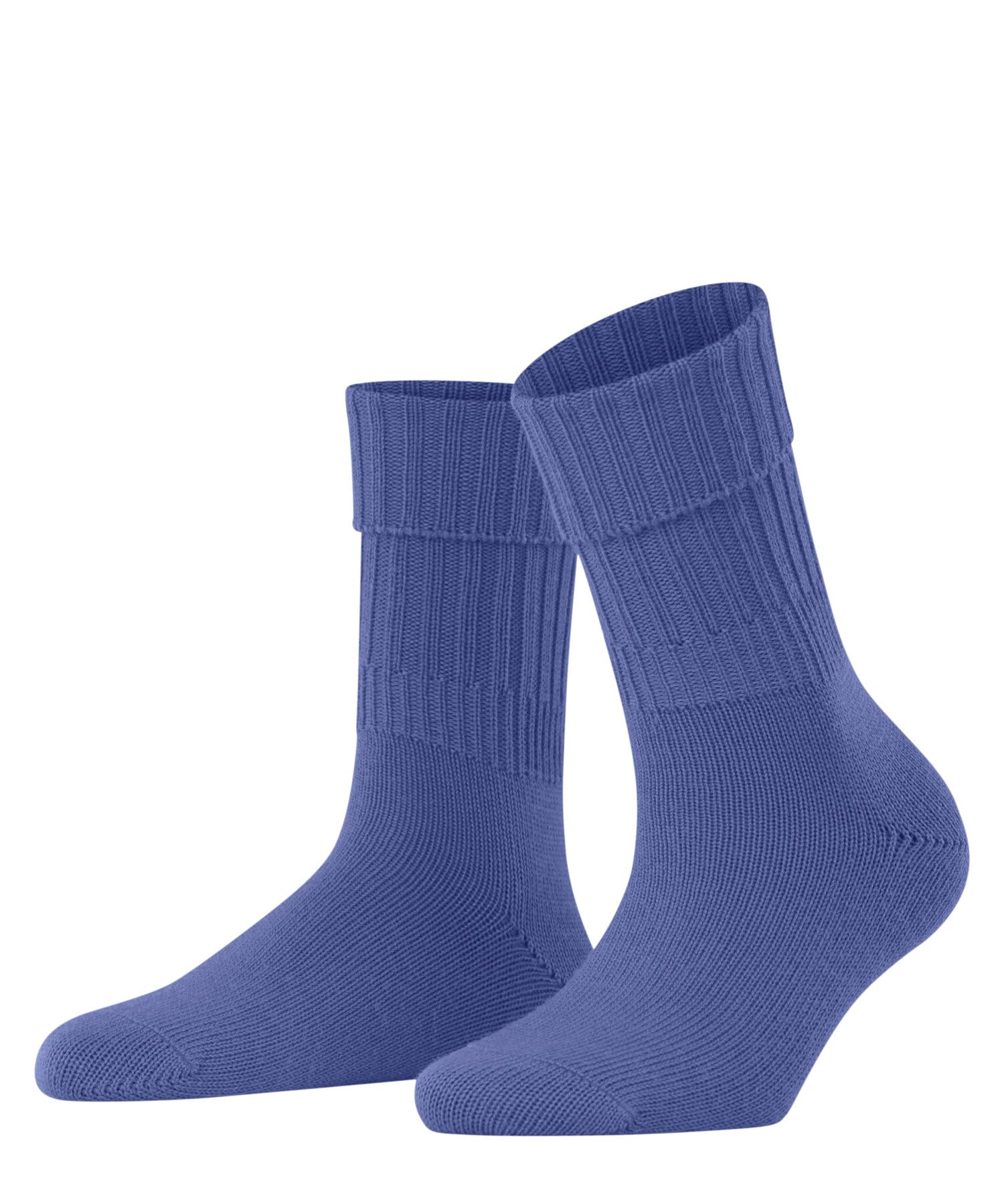 FALKE Women's Striggings Rib W So Wool Plain 1 Pair Socks, Blue Water 6550, 2.5-5
