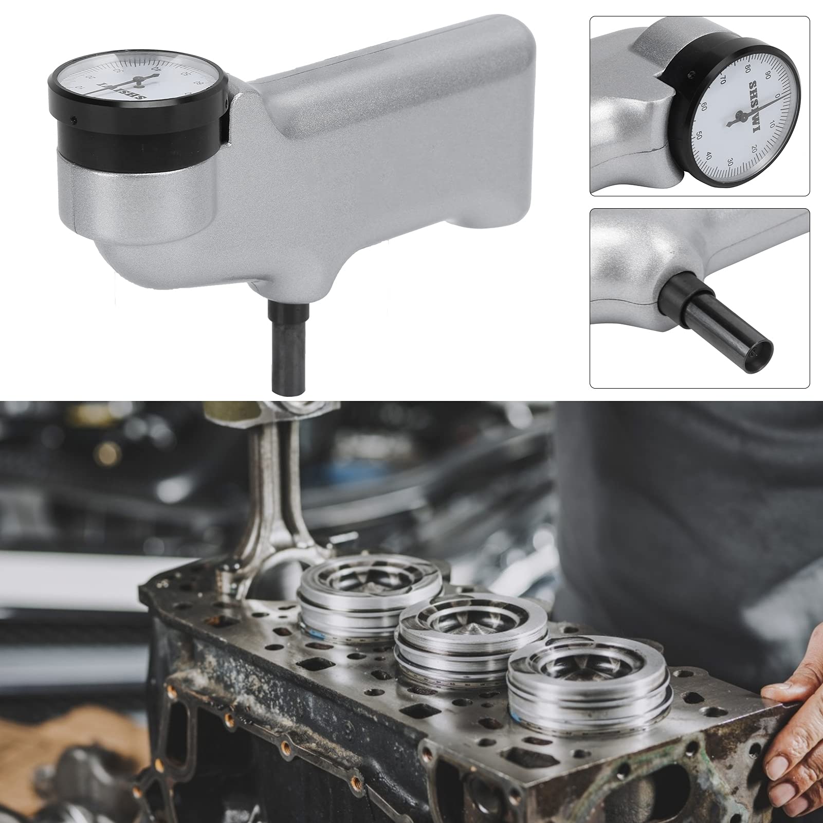 Barcol Durómetro 934-1 con rango 0-100HBa, medidor de dureza de indentación portátil para medición de aleación de aluminio, cobre y latón