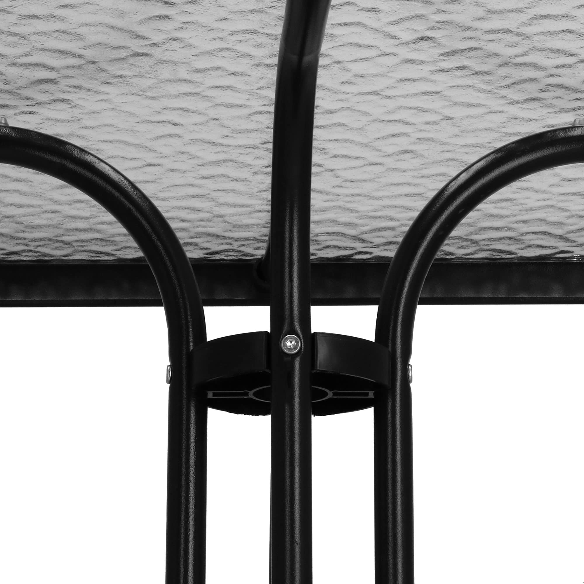 SPRINGOS Table de jardin rectangulaire 60 x 60 x 70 cm métal intérieur extérieur