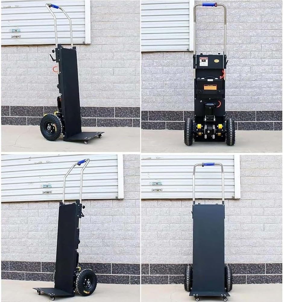 Electric Stair Climbing Hand Trucks Dolly Cart, with Telescopic Handle, Effortless Heavy Load Transport, for Moving Furniture Fridge Appliance,001