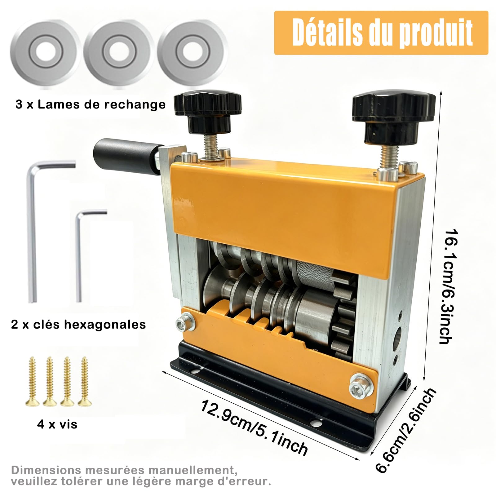 Denudeur Cable Electrique 1-20mm Machine 6 Canaux et 5 Lames