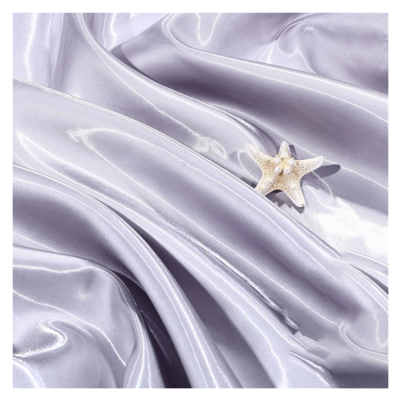 Satin Fabric Multi-Color Liquid Satin Reflective Crystal Fabric Smooth Sparkle Stiff Material for Craft(Color 14)