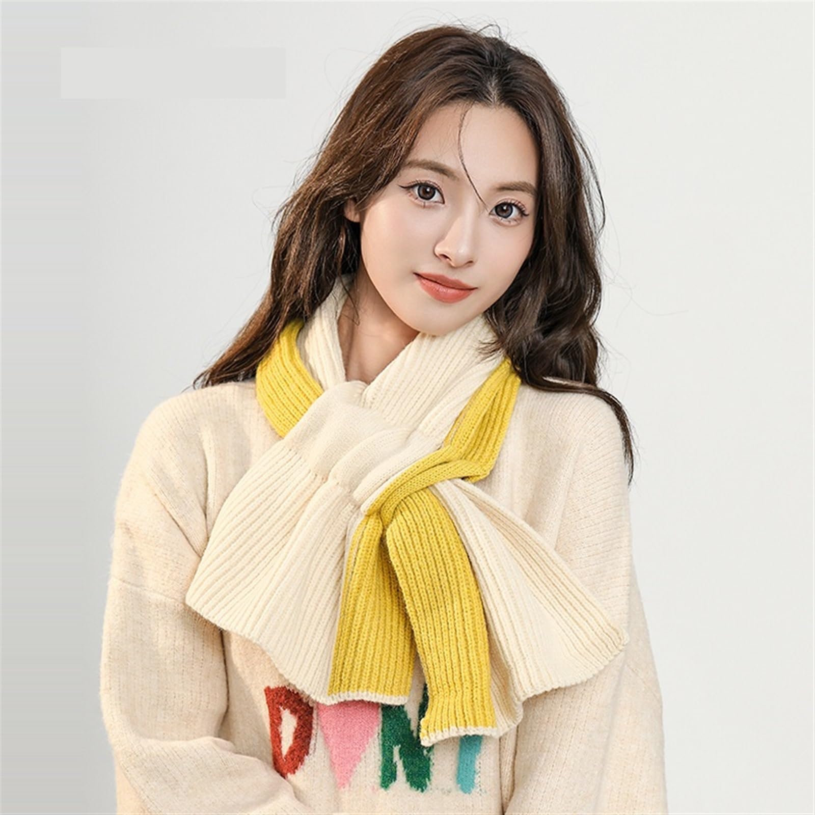 Sciarpa In Cotone Con Stampa A Cuore: Stola Leggera Del Commercio Equo E Solidale - Italia - Foto 3