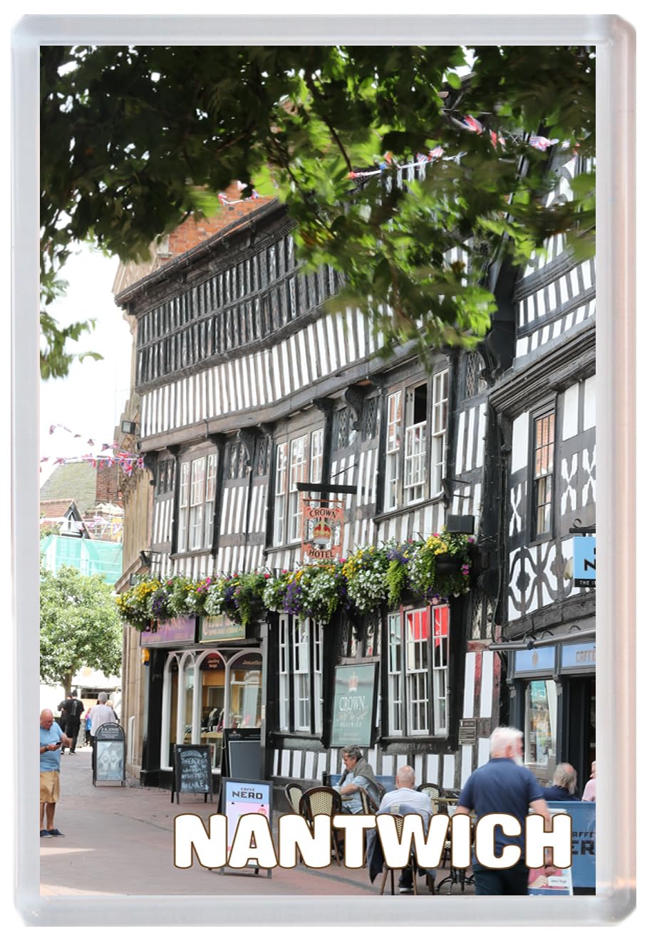 Baked Bean Store Multicolor Nantwich - Cheshire - Jumbo Artistic Fridge Magnet 96 X 67Mm Bbsfhm831