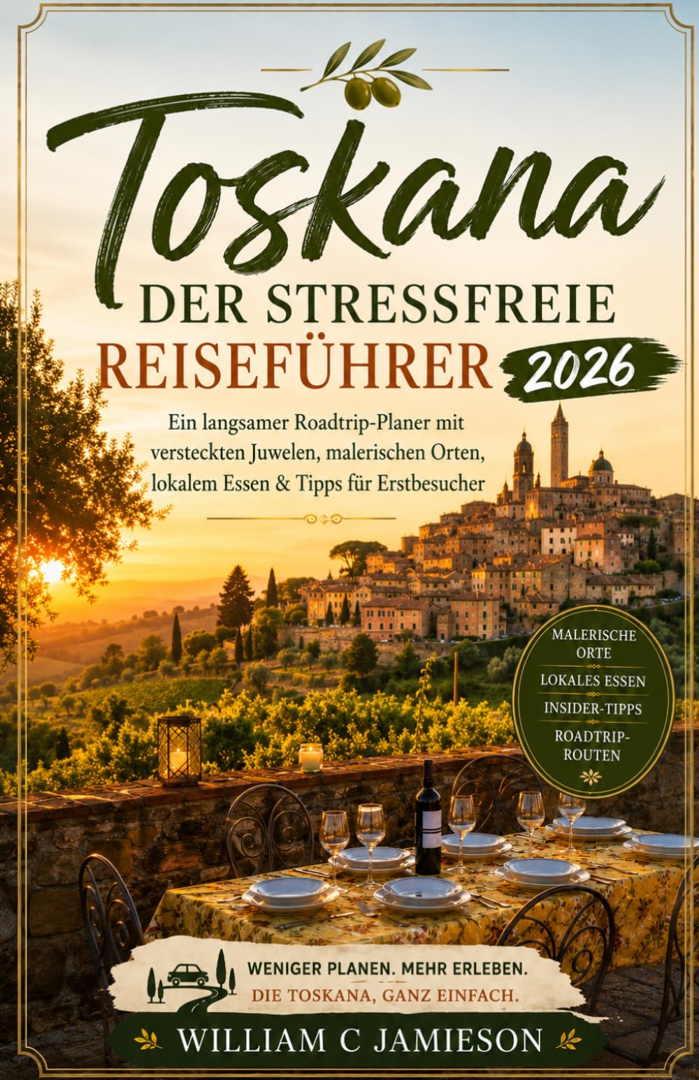 Toskana-Reiseführer für stressfreies Reisen 2026: Ein Reiseplaner für entspanntes Reisen mit versteckten Juwelen, malerischen Städten, regionaler ... für Erstbesucher. (Stress-free Travel guides)