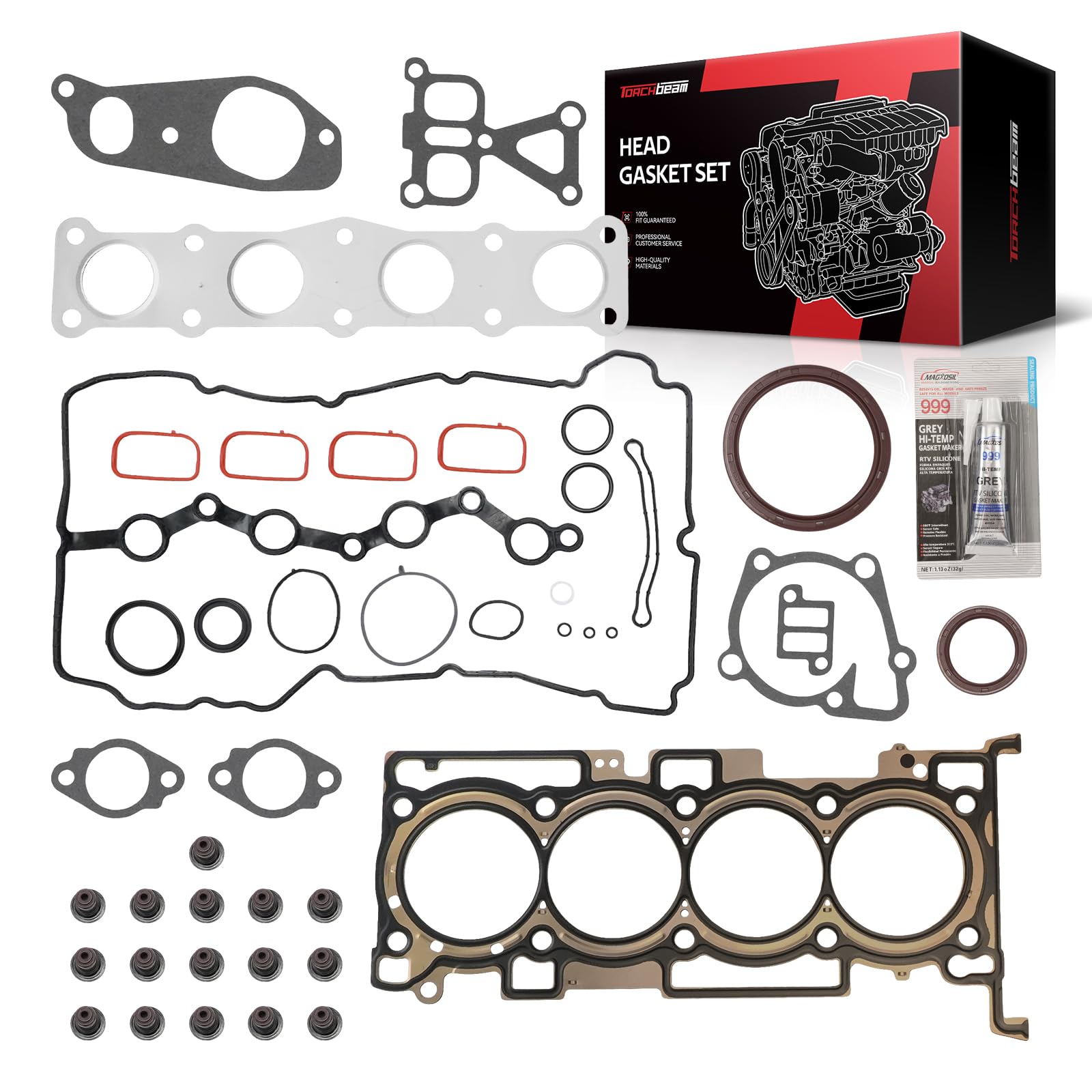 Torchbeam 26706PT Head Gasket Set for Hyundai Sonata 2015-2019 2.4L
