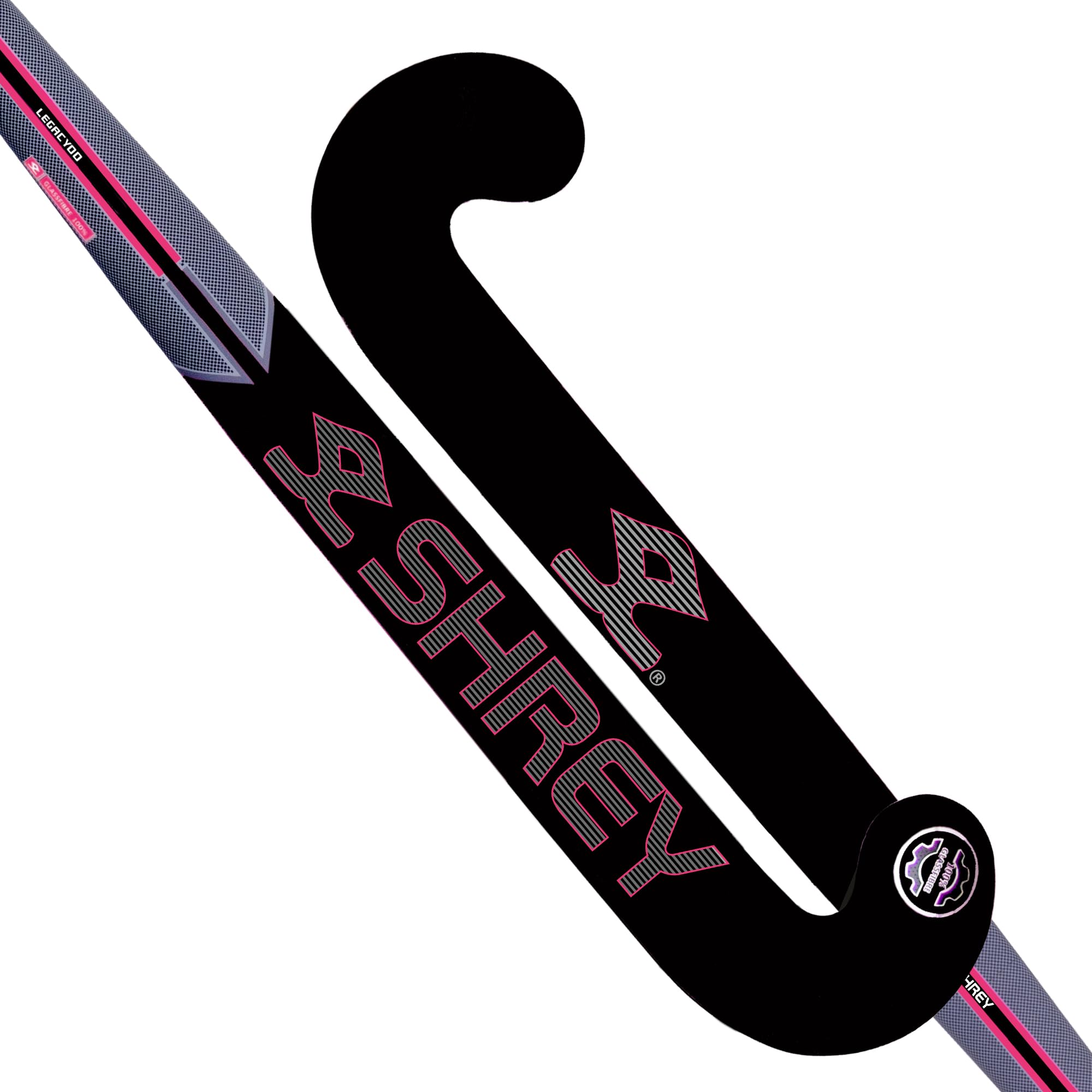Shrey Legacy 00 Junior Late Bow Hockey Stick (Black/Pink, 34)-picture-16