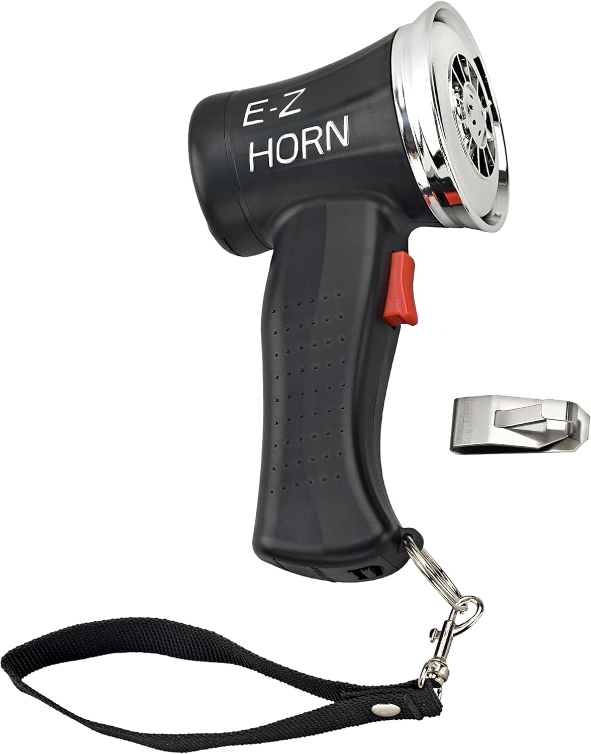 Wolo 496 E-Z Horn Handheld Air Horn, Electronic 114 dB, 9V, Black