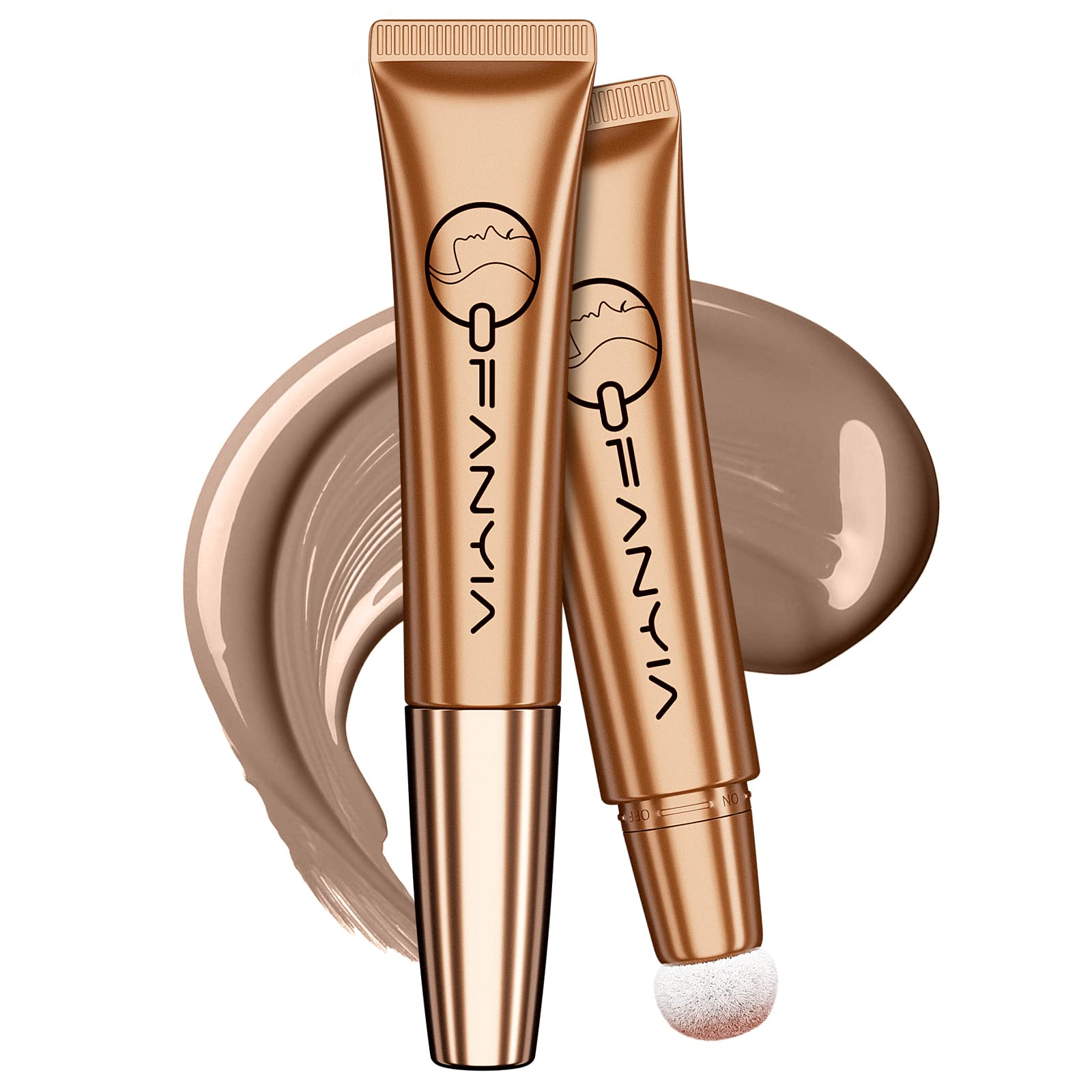 Greyghost Contour Stick 15ml, Líquido Impermeable para Contorno Facial, Crema Sedosa para Contorno, Lápiz Corrector de Acabado Mate con Aplicador Suave (Contour #02)