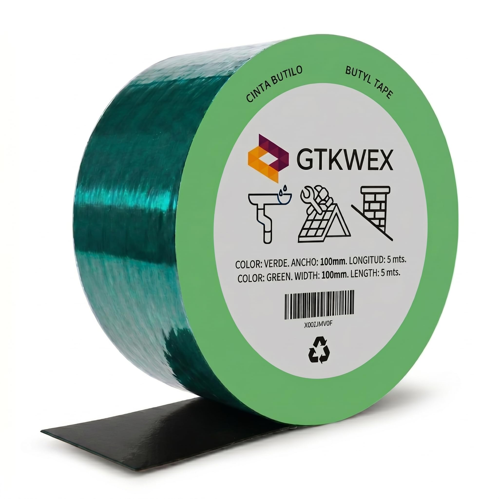 GTKWEX SELF ADHESIVE WATERPROOF BUYL TAPE 10cm X 5M | REPAIR AND SEAL