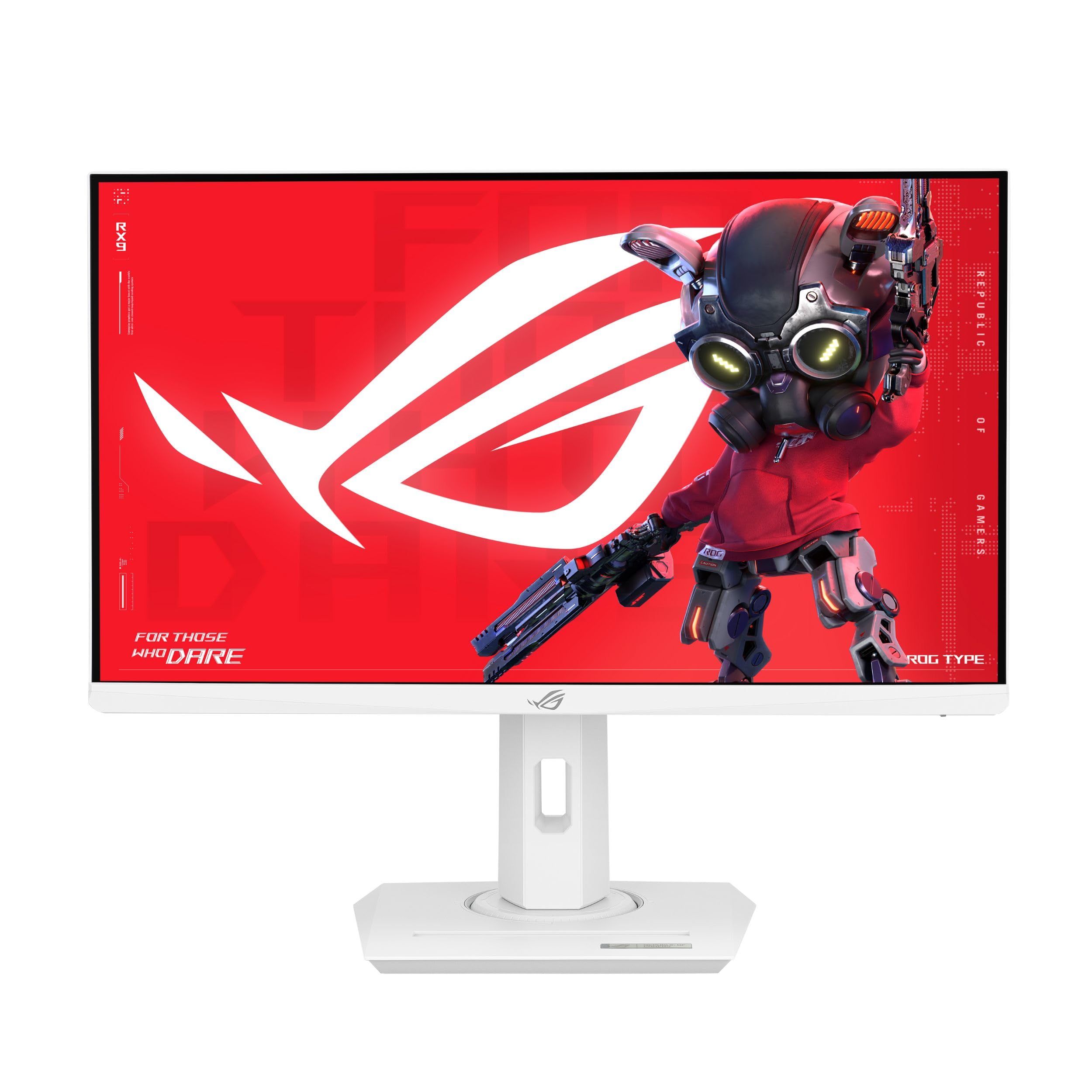 ASUS ROG Strix 25” (24.5-inch viewable) 1080P HDR Gaming Monitor (XG259QNG-W) - White, Full HD, 380Hz, 0.3ms, Fast IPS, Low Motion Blur Sync, FreeSync Premium, DisplayWidget, Ergonomic, 3 yr Warranty