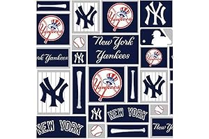 1 Yard Yankees Patch Cotton Fabric