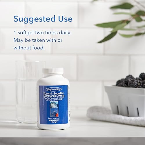 Miniatura 5 de Allergy Research Group Tocomin SupraBio Tocotrienoles Suplemento de 200 mg - Tocotrienoles Vitamina E, Complejo Tocotrienol de Palma, Tocotrienoles