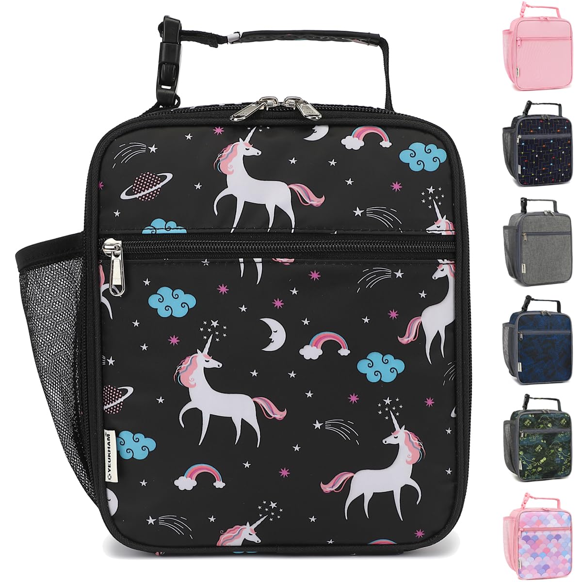 GYEUKHAM Lunch Box for Kids Boys Girls Men Women, Insulated Small Soft Cooler Lunch Bag Kit for School Work Picnic Travel - Reusable Portable lunchbox