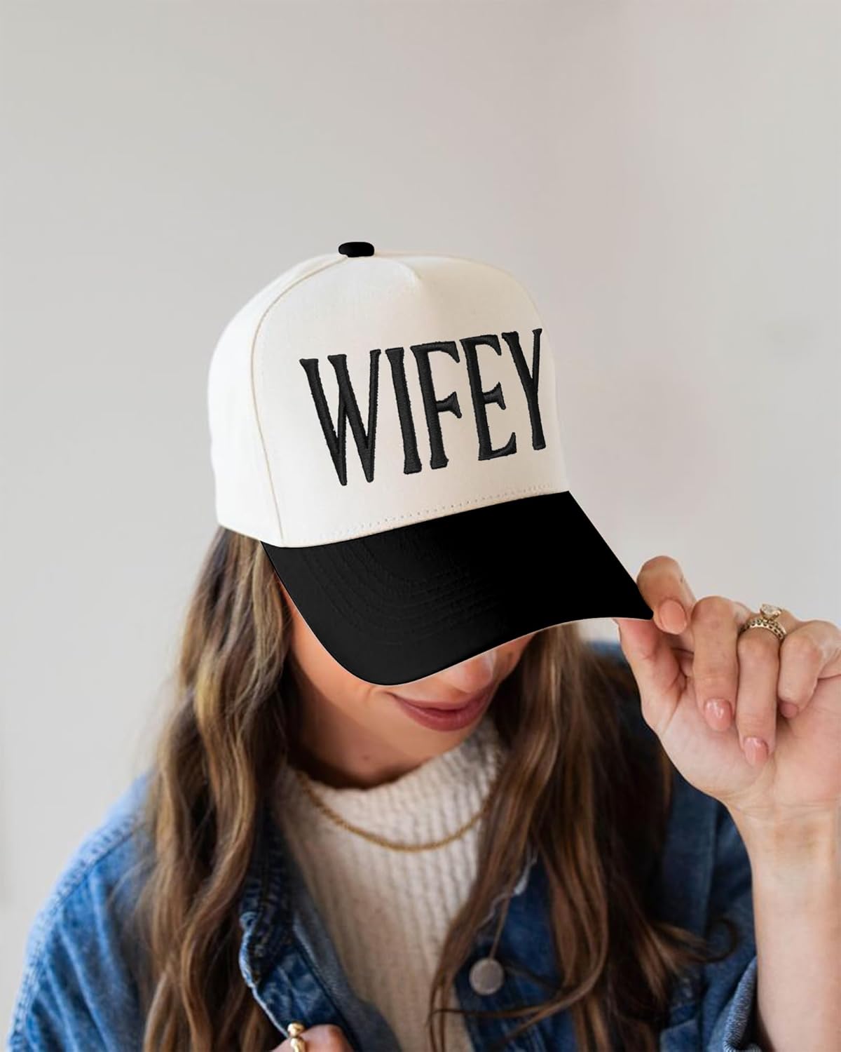 HubbyWifeyGifts Hubby and Wifey Gifts Hats, Bride & Groom Honeymoon Essentials，Mr & Mrs Engagement Gifts for Couples - Image 6